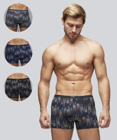 Трусы мужские боксеры Rogers 8989 хлопок, эластан размеры 3XL, 4XL, 5XL