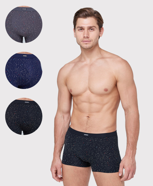 Трусы мужские боксеры Rogers 8972 хлопок, эластан размеры 3XL, 4XL, 5XL