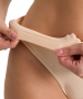 Трусы женские бесшовные с высокой посадкой Vanessa GB-001 нейлон, эластан бежевый размеры S, M, L
