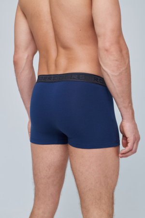 Трусы мужские боксеры Rogers 80378 хлопок, эластан черный, синий размеры M, L, XL, 2XL, 3XL, 4XL, 5XL, 6XL