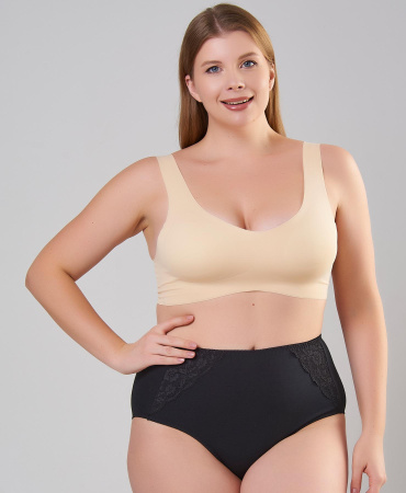 Трусы женские слипы Vanessa for me 6925 хлопок, эластан размеры XL, 2XL, 3XL