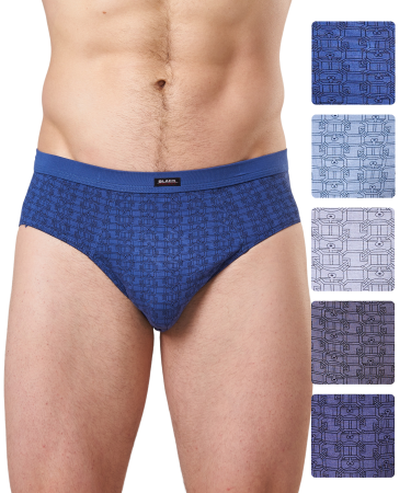 Трусы мужские слипы Black Project 74135 хлопок, эластан размеры L, XL, 2XL, 3XL