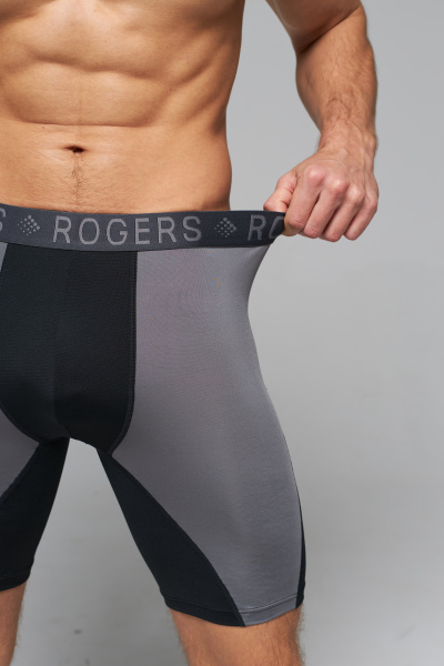 Трусы мужские боксеры Rogers D001 полиэстер, эластан ассортимент размеры M, L, XL, 2XL, 3XL, 4XL, 5XL