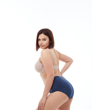 Трусы женские слипы Vanessa for me 6803-71 хлопок, эластан размеры L, XL, 2XL, 3XL