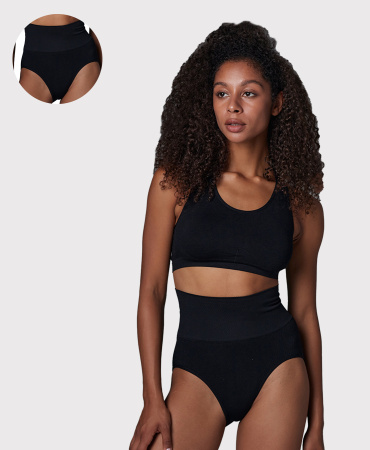 Трусы женские утягивающие Vanessa GBV-001 полиамид, эластан черный размеры M, L, XL