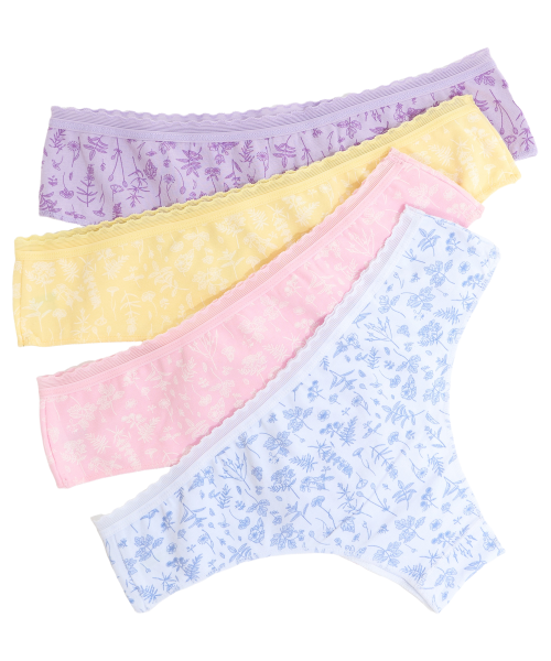 Трусы женские танга Cherry Girl 66010 хлопок, эластан размеры S, M, L, XL