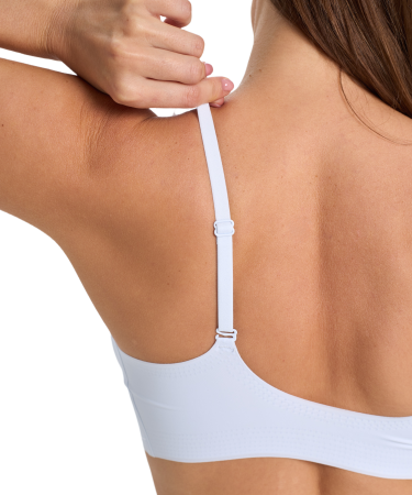 Топ-бюстье бюстгальтер бесшовный Vanessa for me S013 нейлон, эластан ,белый размеры S, M, L, XL