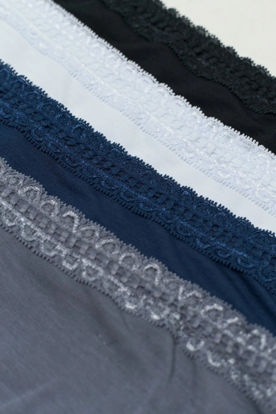 Трусы женские cлипы Vanessa for me M6804-02 модал, эластан размеры 2XL, 3XL, 4XL