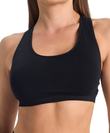 Топ женский бесшовный Vanessa GT004 полиамид, эластан черный размер S, M, L