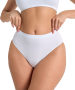 Трусы женские бесшовные с высокой посадкой Vanessa GB-001 нейлон, эластан белый размеры S, M, L, XL