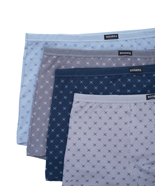 Трусы мужские боксеры Rogers 80466 хлопок, эластан размеры M, L, XL, 2XL
