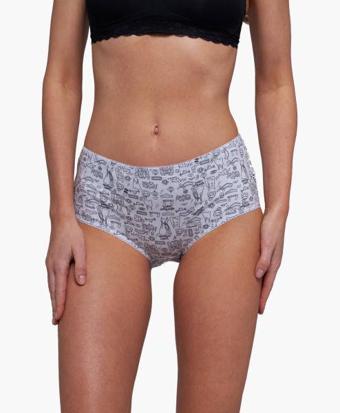 Трусы женские шорты Cherry Girl 6803-78 хлопок, эластан размеры L, XL, 2XL, 3XL