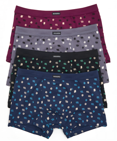 Трусы мужские боксеры Rogers 8992 хлопок, эластан размеры 3XL, 4XL, 5XL