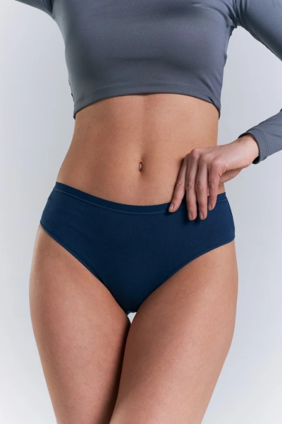 Трусы женские слипы (Оверлок по краям) Vanessa 6802-109 хлопок, эластан размеры L, XL, 2XL, 3XL