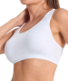 Топ женский бесшовный Vanessa GT004 полиамид, эластан белый размер S, M, L