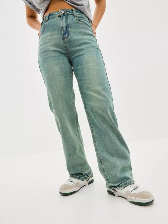 Джинсы женские Vanessa 24031 прямые голубой размеры 25, 26, 27, 28, 29, 30, 31, 32