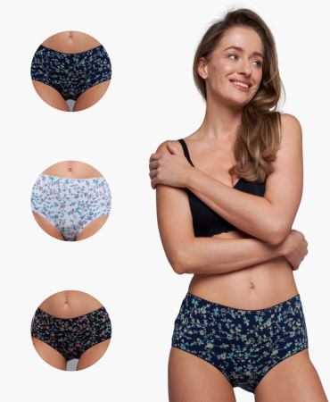 Трусы женские слипы Vanessa 6803-80 хлопок, эластан размеры L, XL, 2XL, 3XL