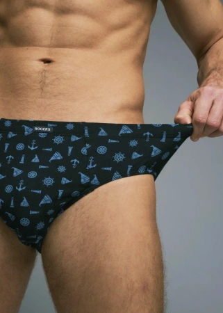 Трусы мужские слипы Rogers 508-69 хлопок, эластан размеры M, L, XL, 2XL