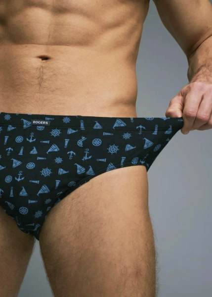 Трусы мужские слипы Rogers 508-69 хлопок, эластан размеры M, L, XL, 2XL