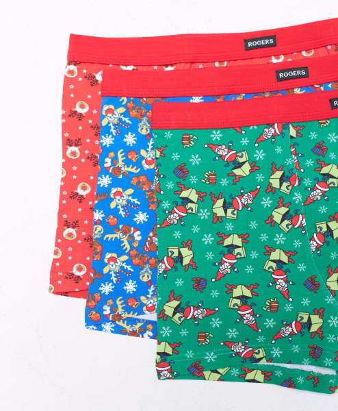 Трусы мужские боксеры Rogers 80441 хлопок, эластан размеры M, L, XL, 2XL, 3XL