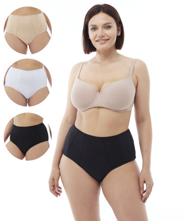 Трусы женские слипы Vanessa 6916 хлопок, эластан размеры XL, 2XL, 3XL