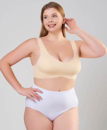 Трусы женские слипы Vanessa for me 6925 хлопок, эластан размеры XL, 2XL, 3XL