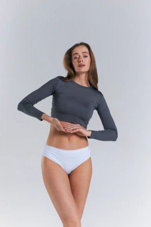 Трусы женские слипы (Оверлок по краям) Vanessa 6802-109 хлопок, эластан размеры L, XL, 2XL, 3XL