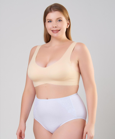 Трусы женские слипы Vanessa for me 6925 хлопок, эластан размеры XL, 2XL, 3XL