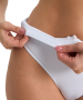 Трусы женские бесшовные с высокой посадкой Vanessa GB-001 нейлон, эластан белый размеры S, M, L, XL