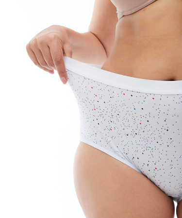 Трусы женские слипы Vanessa for me 6803-71 хлопок, эластан размеры L, XL, 2XL, 3XL