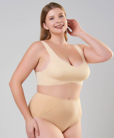 Трусы женские слипы Vanessa for me 6925 хлопок, эластан размеры XL, 2XL, 3XL